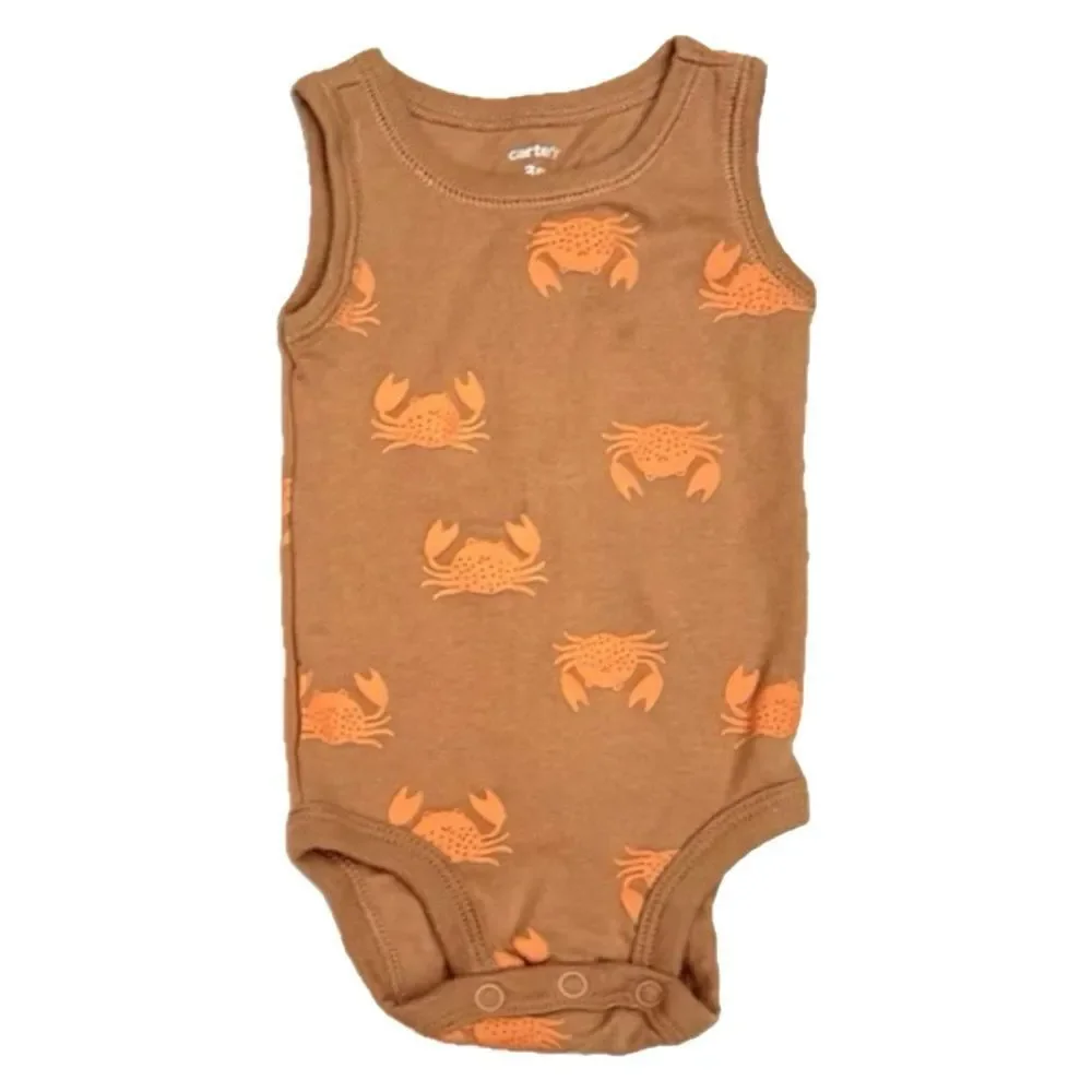 Carter’s Sleeveless Beach Onesies (Set of 4)